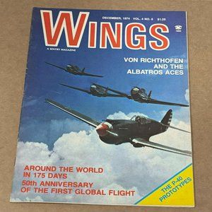 WINGS MAGAZINE - DECEMBER 1974 - The Phantom P-40 / Final Prototype XP-40 Plans
